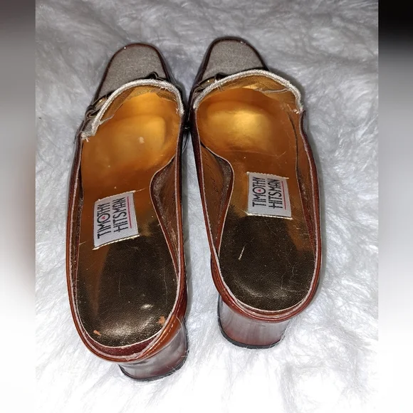 Timothy Hitsman Italian Mules. Trending. Horsebit Hardware on top. Size 8 1\2 - Picture 3 of 8